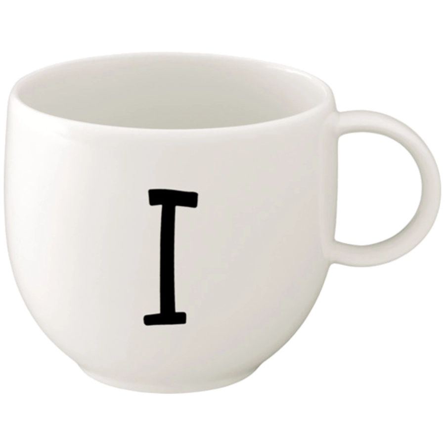 Villeroy & Boch Kaffeebecher Letters 330 ml weiß