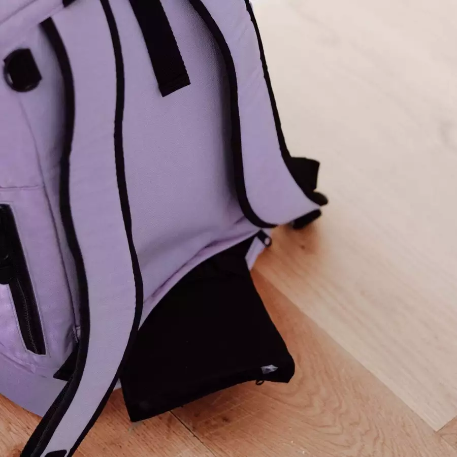Anna und Oskar Fairer Wickelrucksack Hugo Flieder
