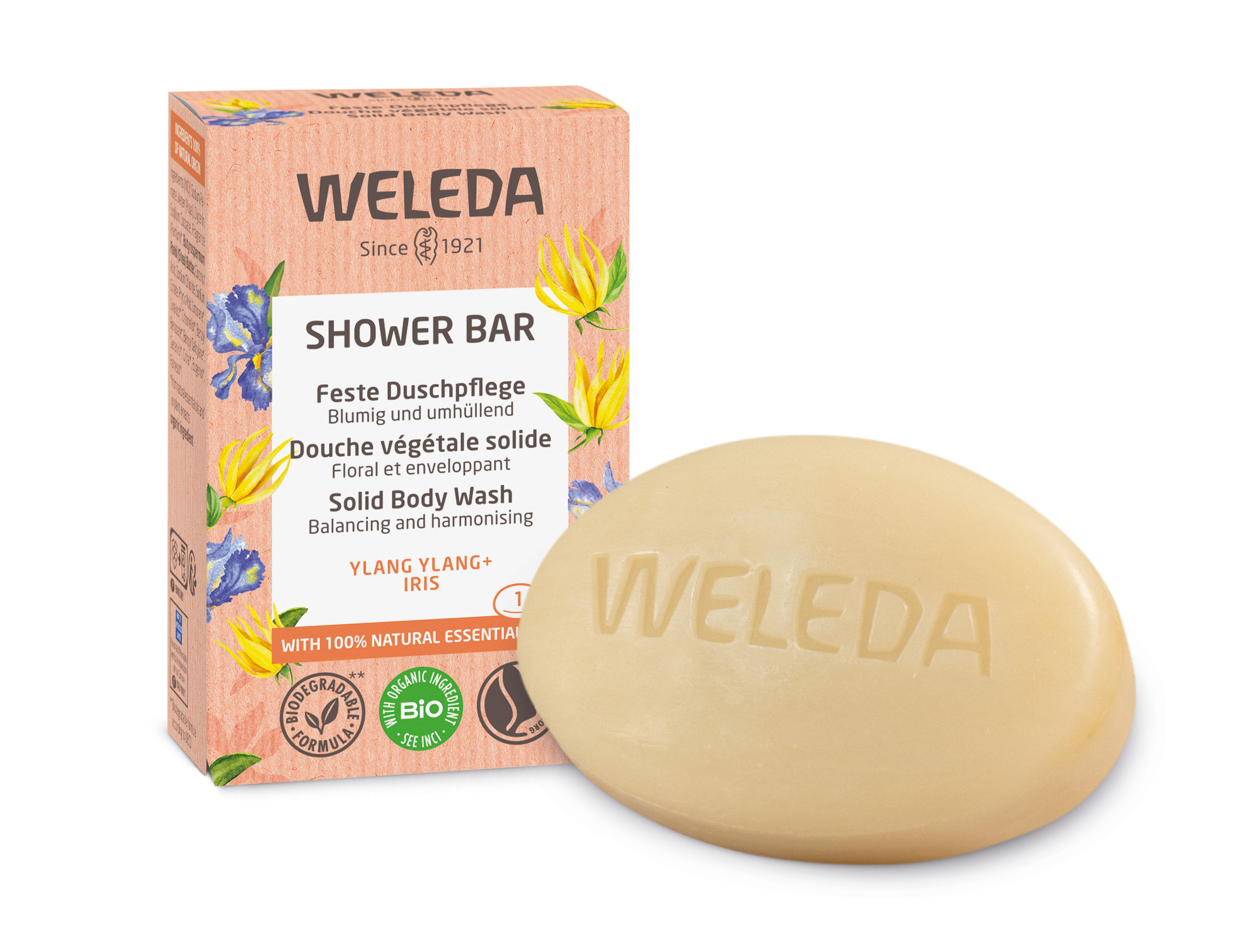 Weleda Feste Duschpflege fest Ylang Ylang Iris 75 g