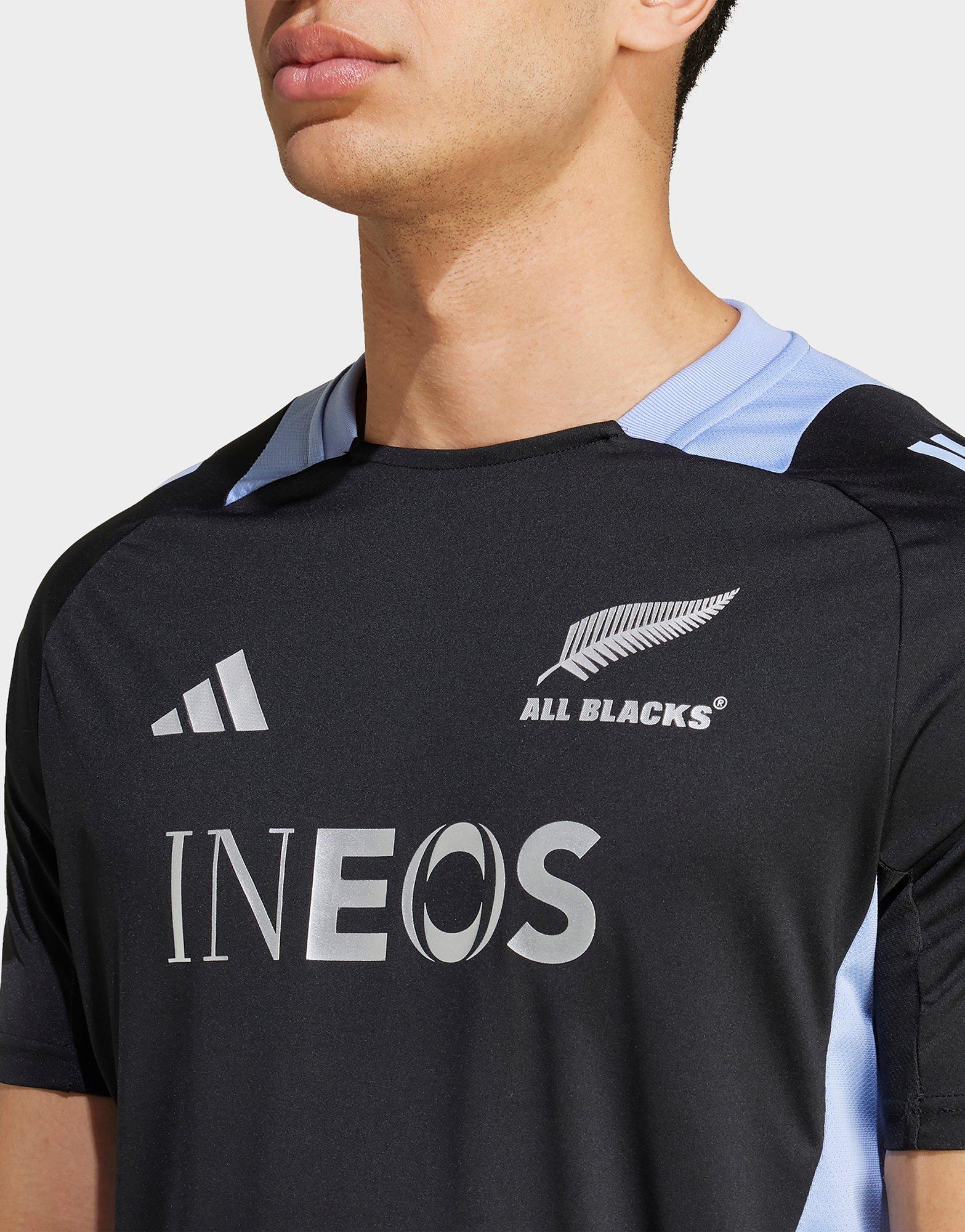 adidas T-shirt de rugby à manches courtes All Blacks AEROREADY
