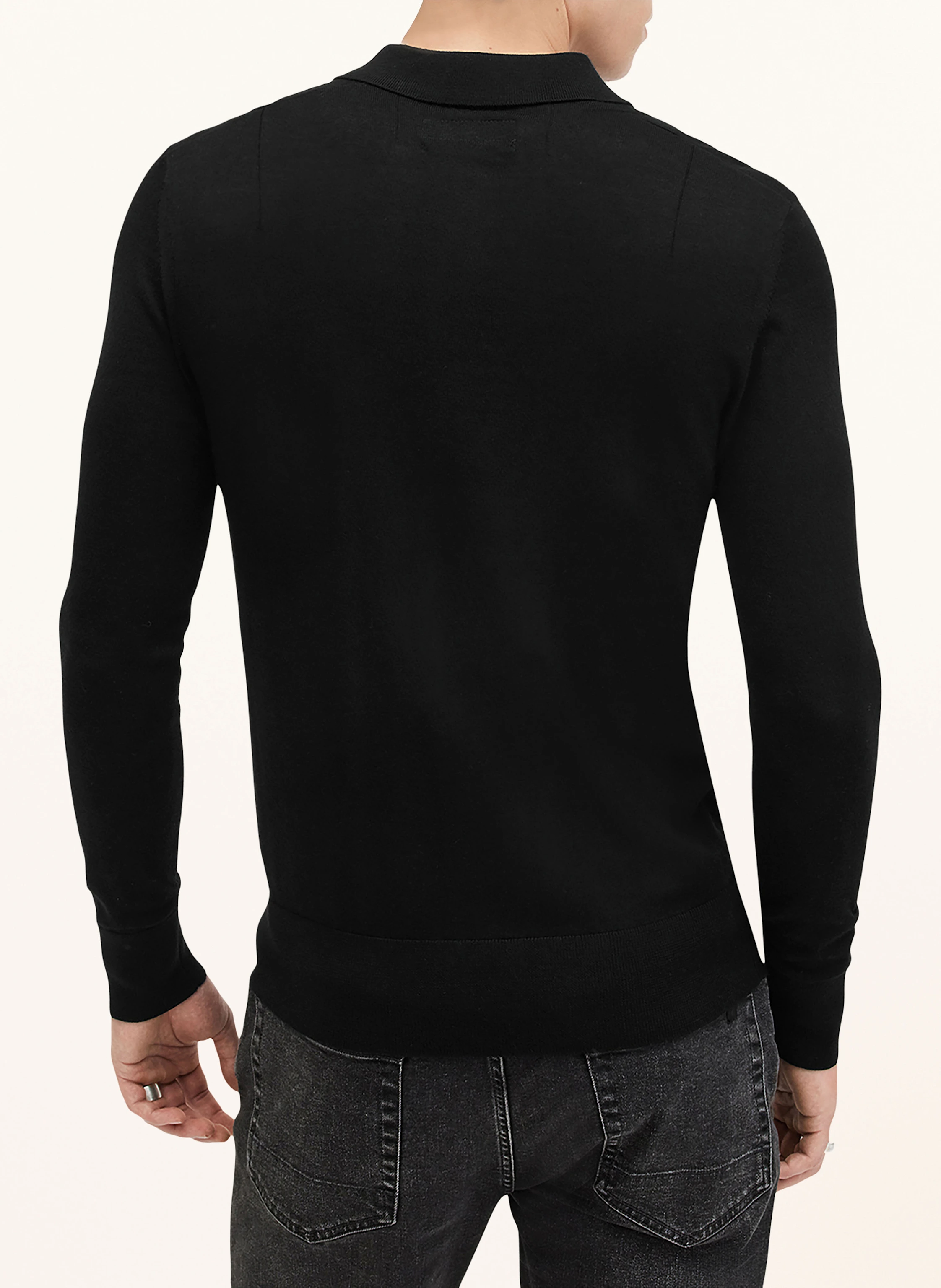 ALLSAINTS Strick-Poloshirt