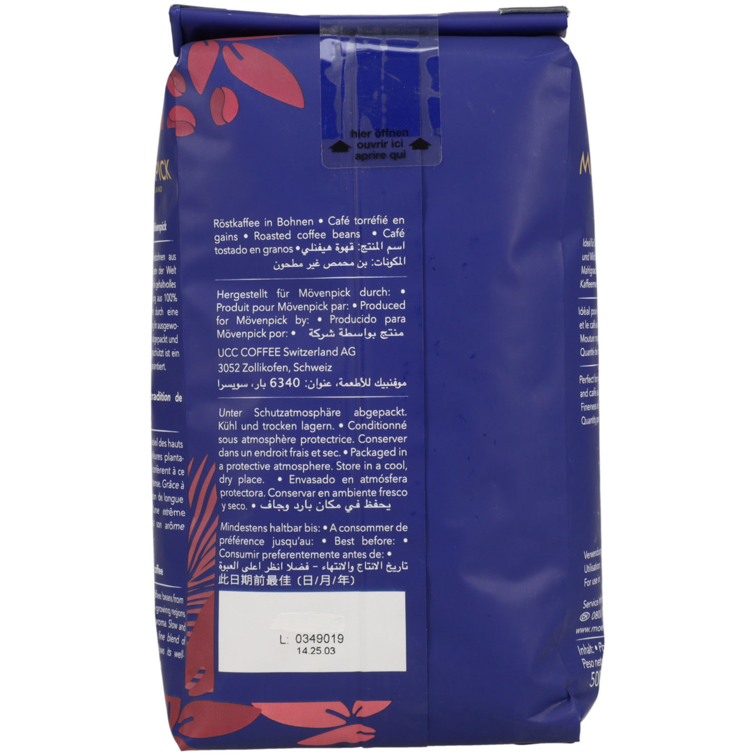 Mövenpick Himmlische Bohnenkaffee
