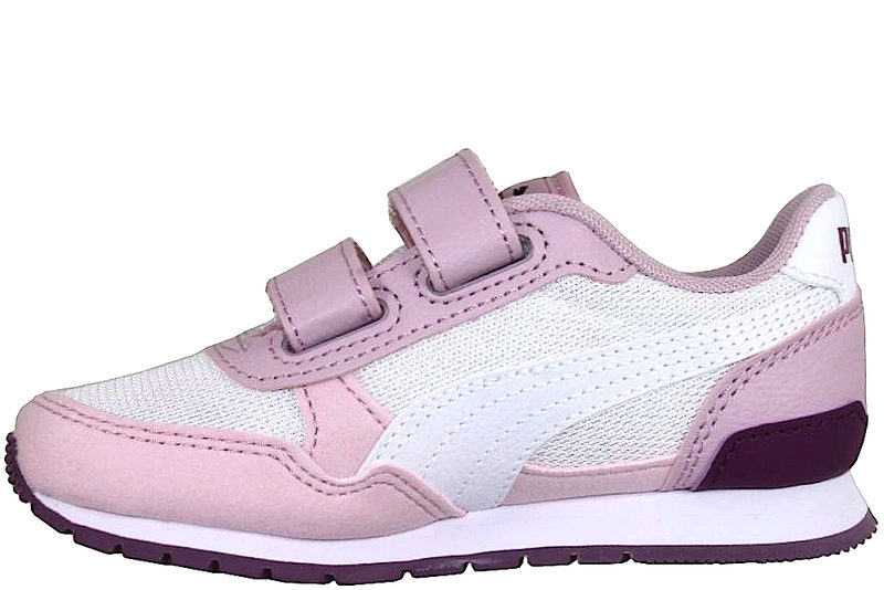 PUMA ST RUNNER V3 MESH V PS SKO I LYSERØDT TEKSTIL