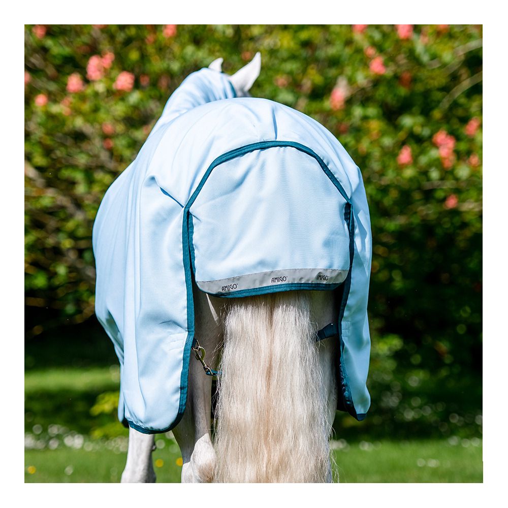 Horseware AMIGO PLANT DYE 50G - Couverture de paddock + couvre-cou blue/navy