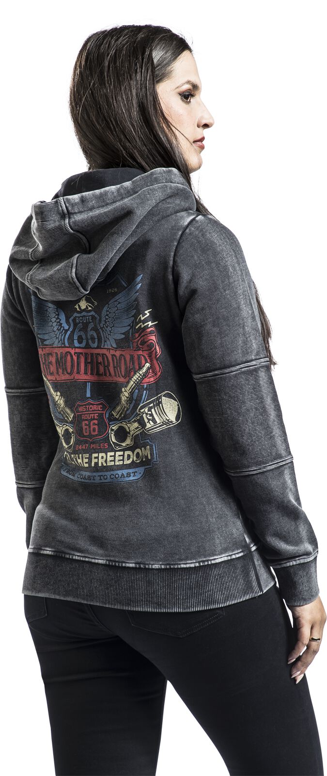 Rock Rebel X Route 66 - Hoody | Rock Rebel by EMP Sweat-shirt à capuche