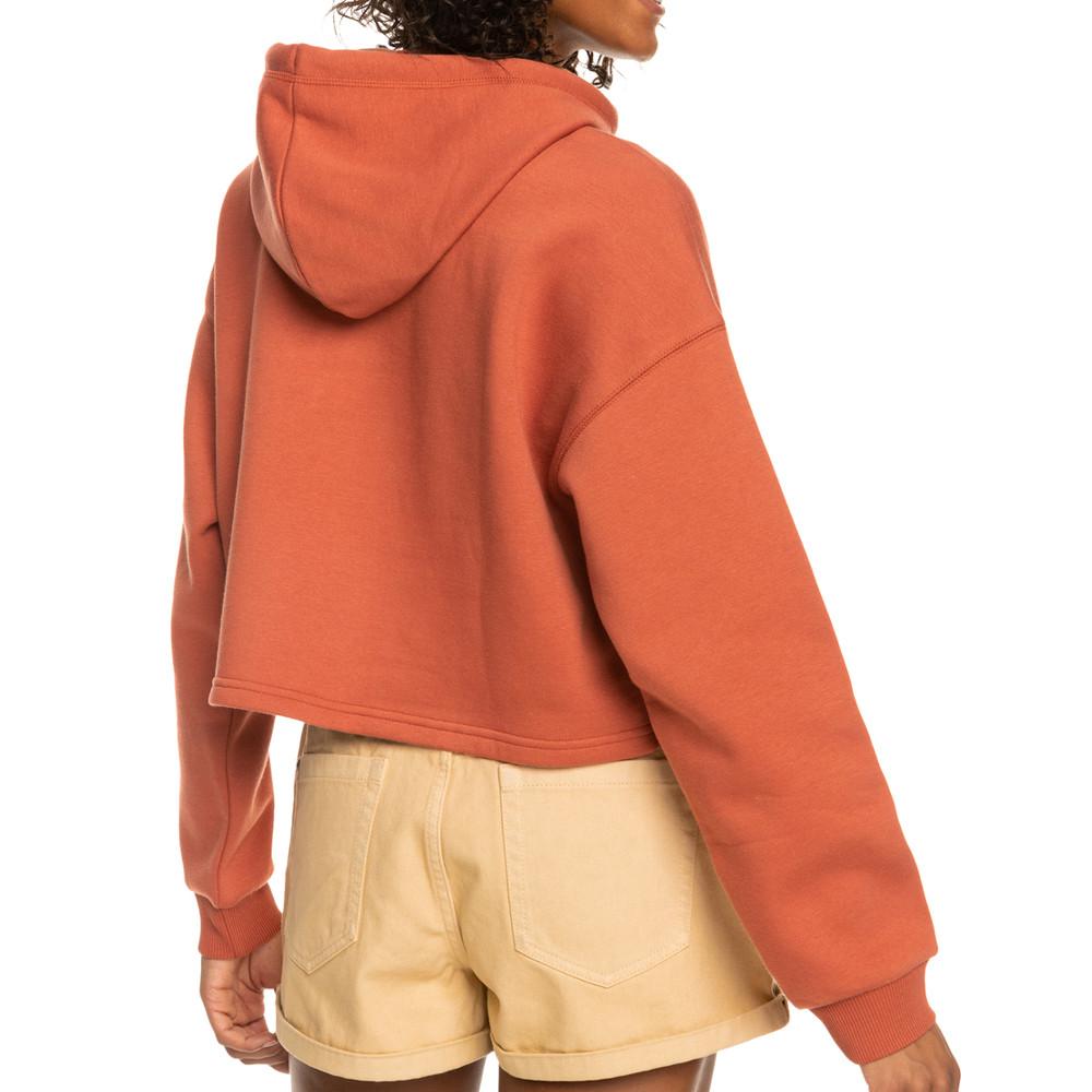 Roxy Sweat à Capuche Orange Femme Roxy Turning Tides
