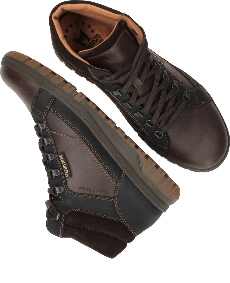 Mephisto Pitt Veterschoenen Bruin Heren