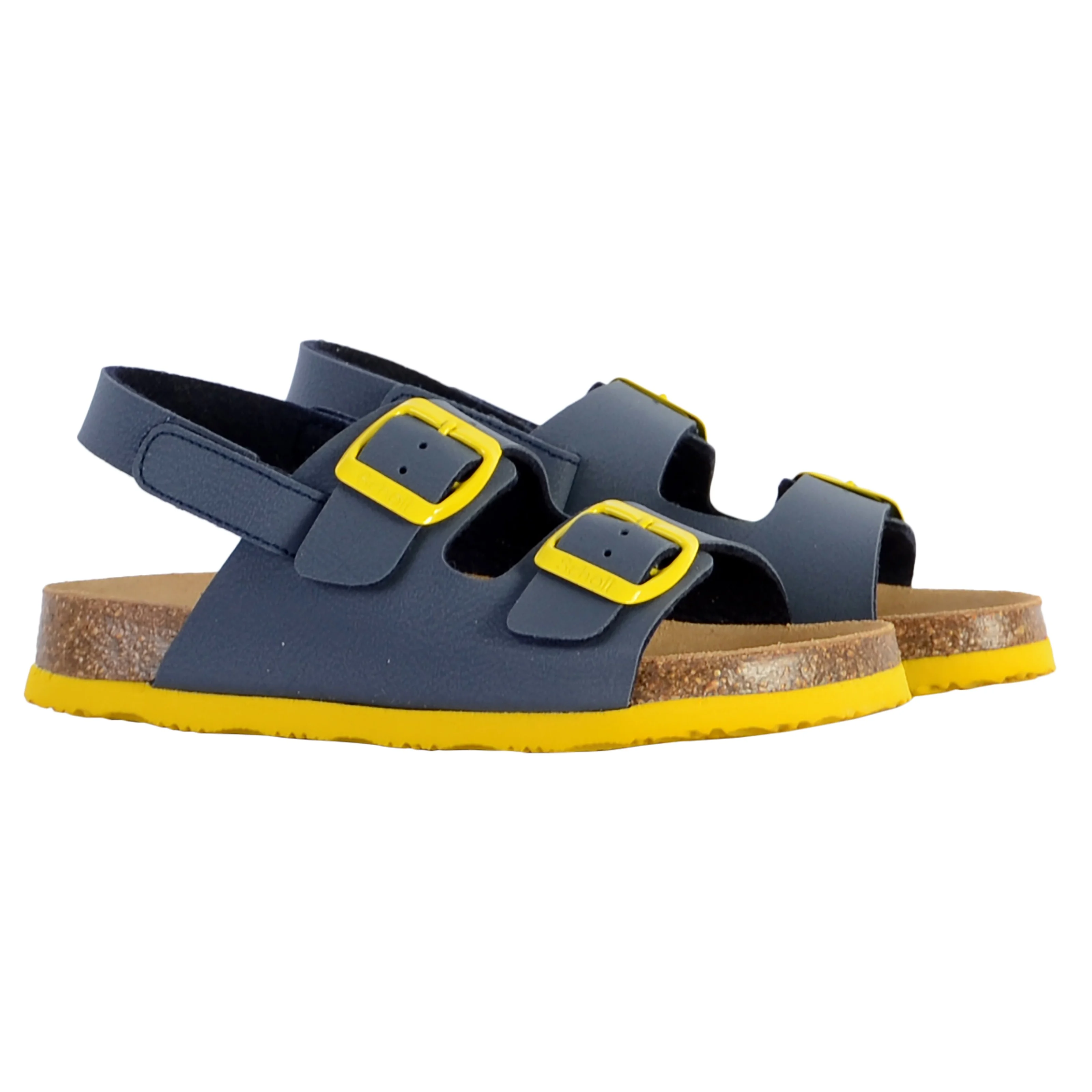 Mules cuir enfantturtle | Bleu