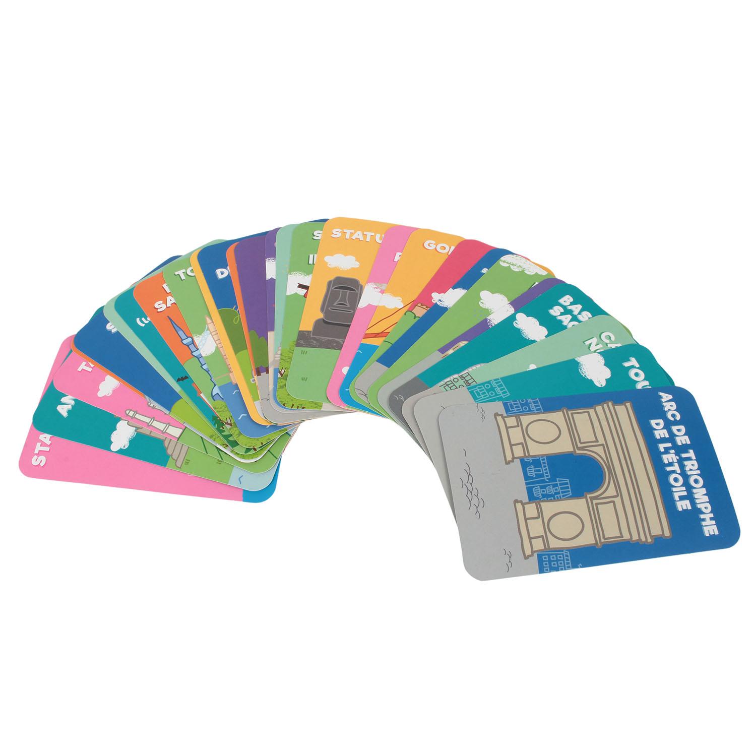 CARTE EDUCATIVE J APPRENDS LES MONUMENTS X30 PIECES
