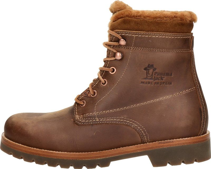 Panama Jack Aviator Igloo heren veterboot - Cognac