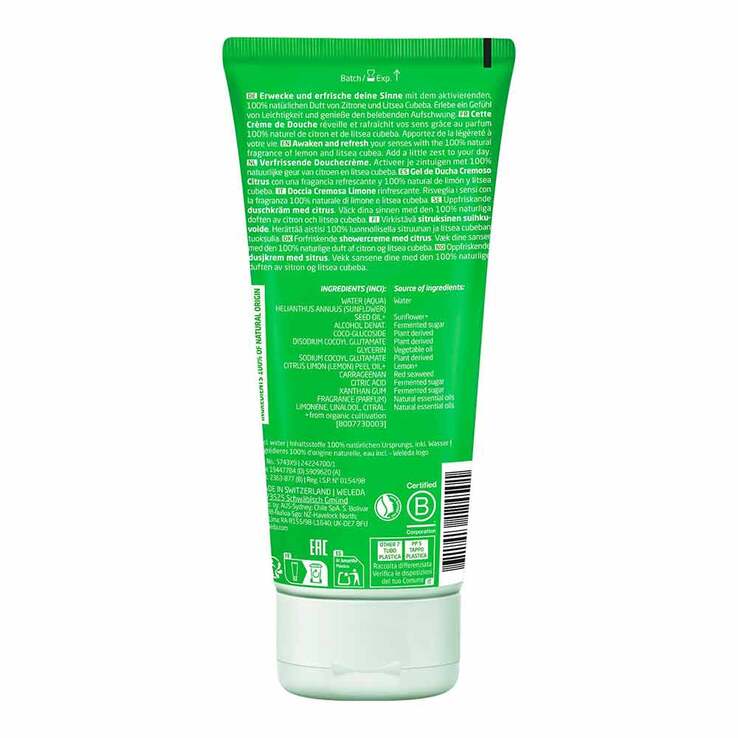 Weleda Refresh Shower Cream Citrus, 200 ml