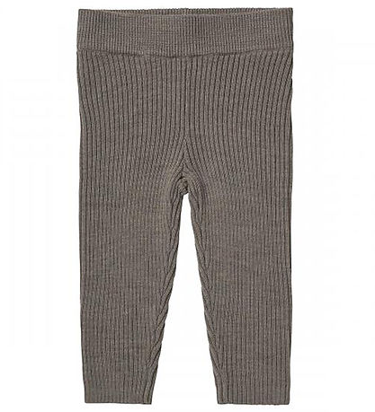 FUB Leggings - Wolle - Rib - Hazel Melange