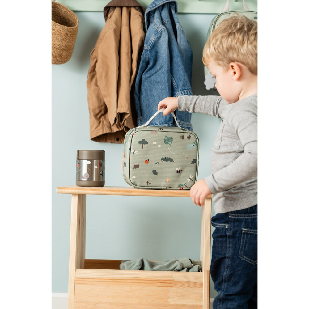 Køb DonebyDeer Green Tiny Trails Tiny Insulated Frokost Taske