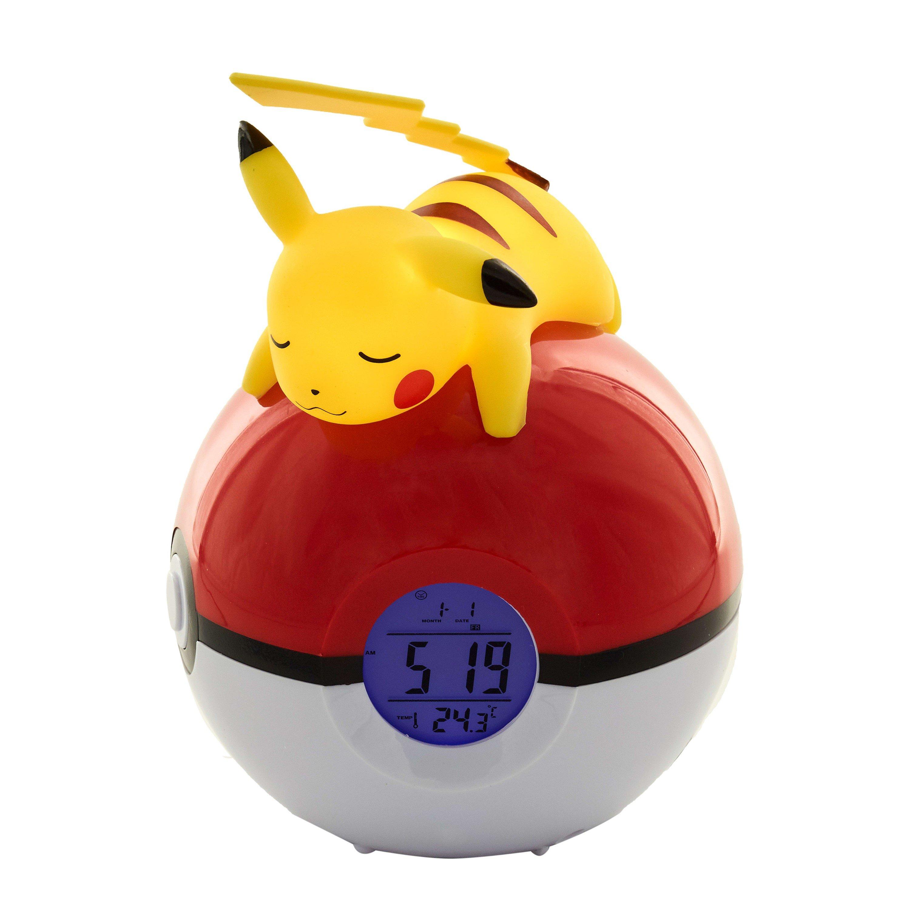 Pokemon GAME Pokemon Pikachu Light up 3D figure FM Alarm Clock