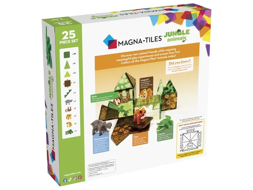 Magna-Tiles Jungle Animals 25 pcs set