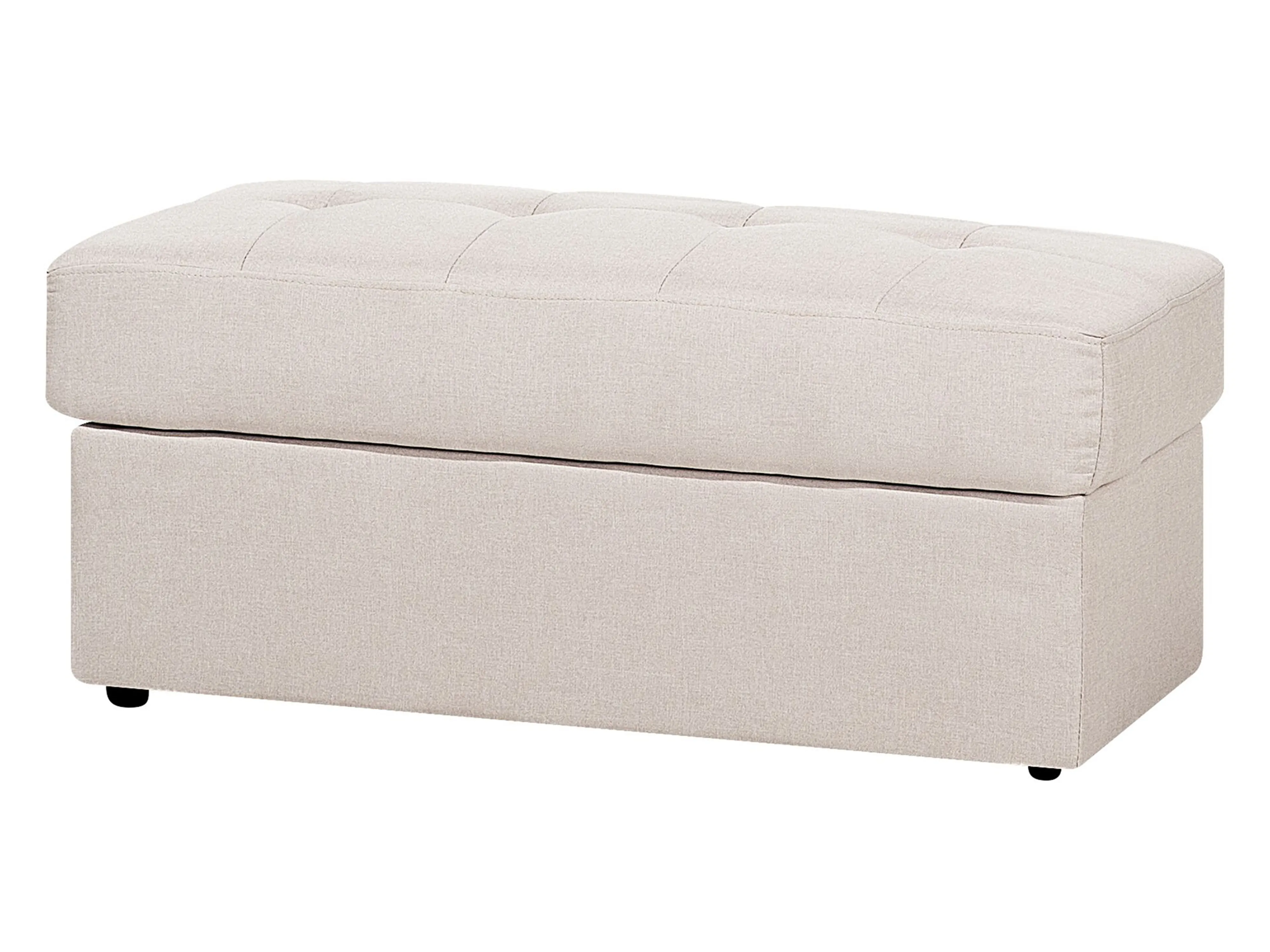 Slaapbank 3-zits FALSTER Stof Beige met opbergruimte