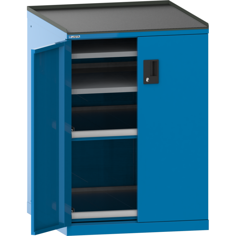 LISTA - Armoire à tiroirs 36x36E - 2 rayons extensibles + 2 rayons amovibles - charge 200 Kg