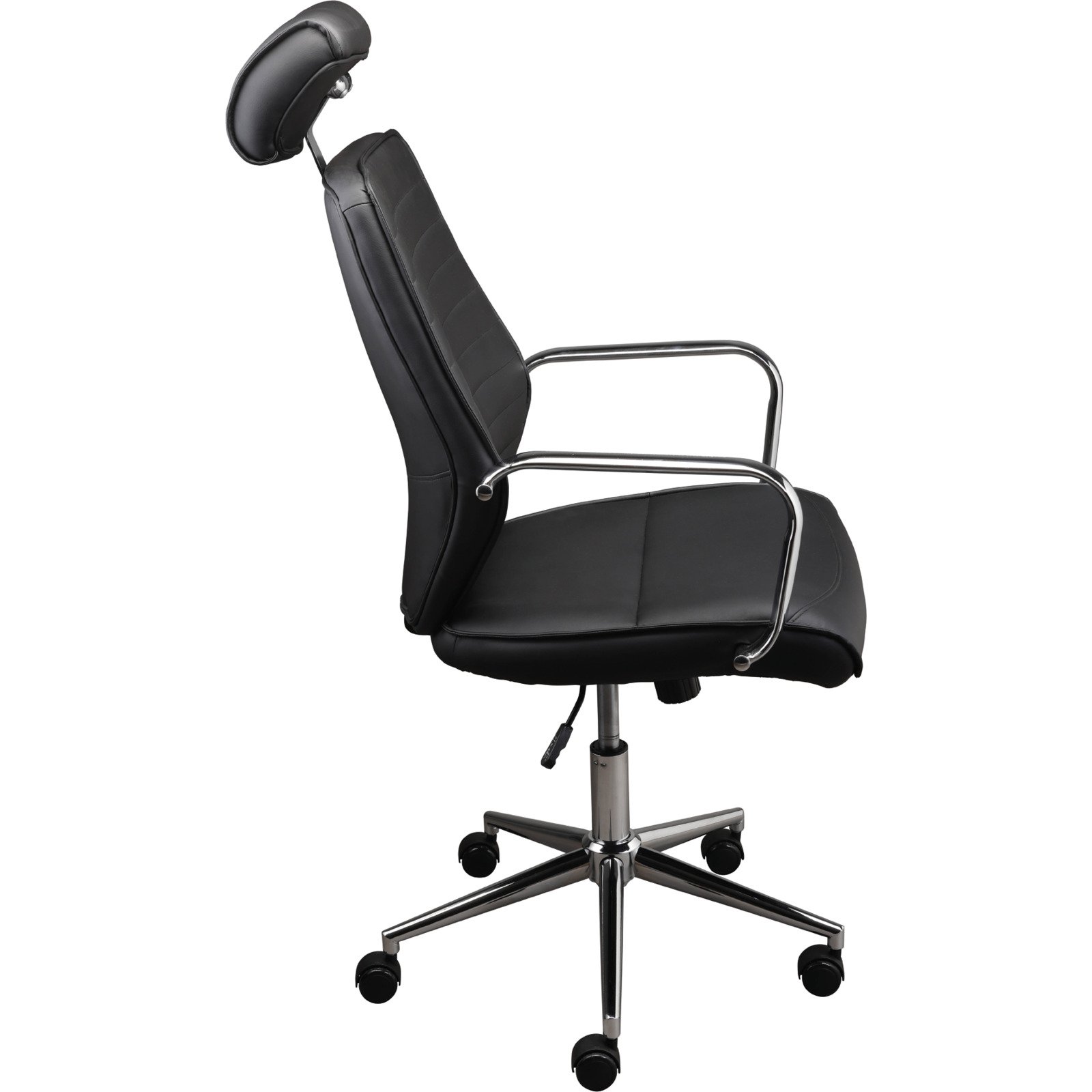 Bürostuhl Antares Kunstleder schwarz 58,5 x 118 - 128 x 67 cm