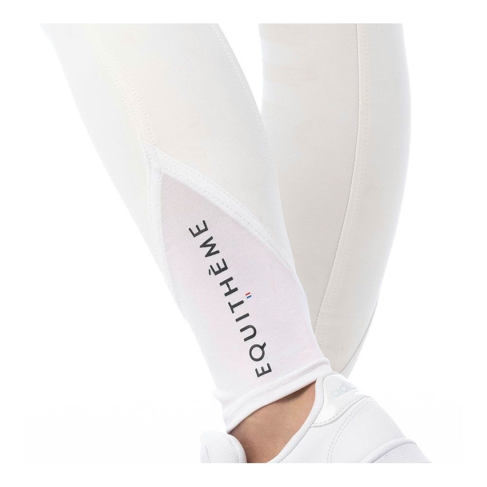 Equitheme SAFIR - Pantalon siliconé Femme blanc/bleu