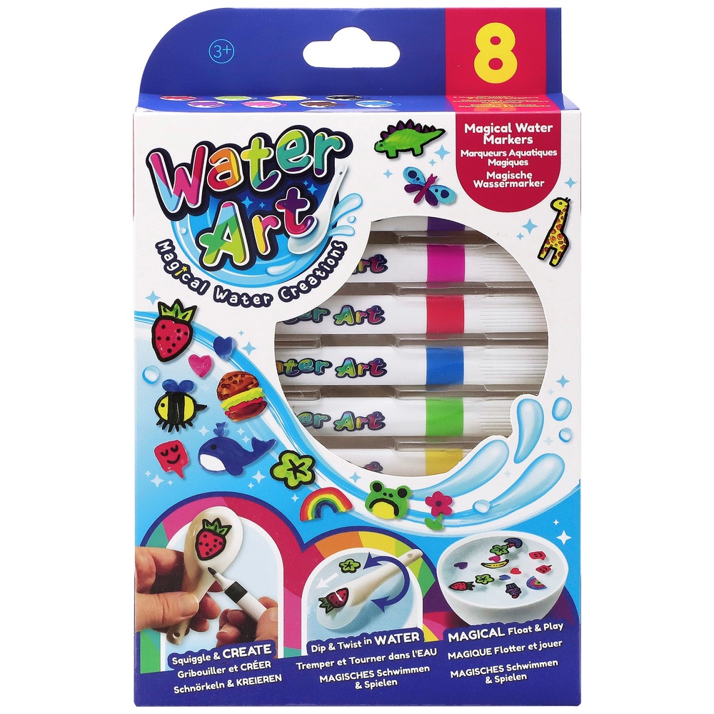 Wasserkunst-Set, 8er-Pack Wassermarker mit Löffel