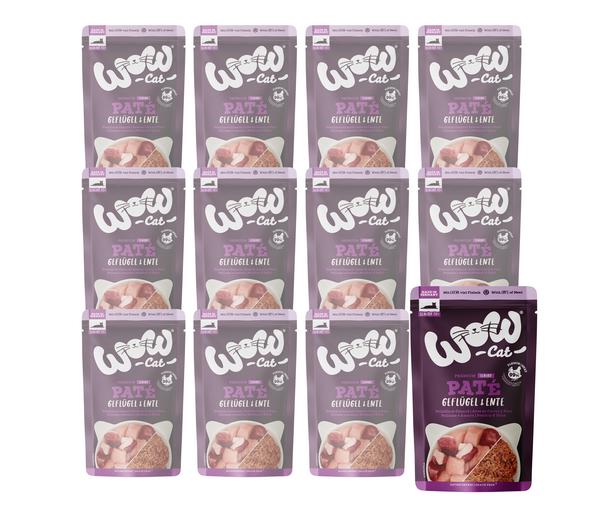 WOW® Cat Nassfutter für Katzen Premium Paté