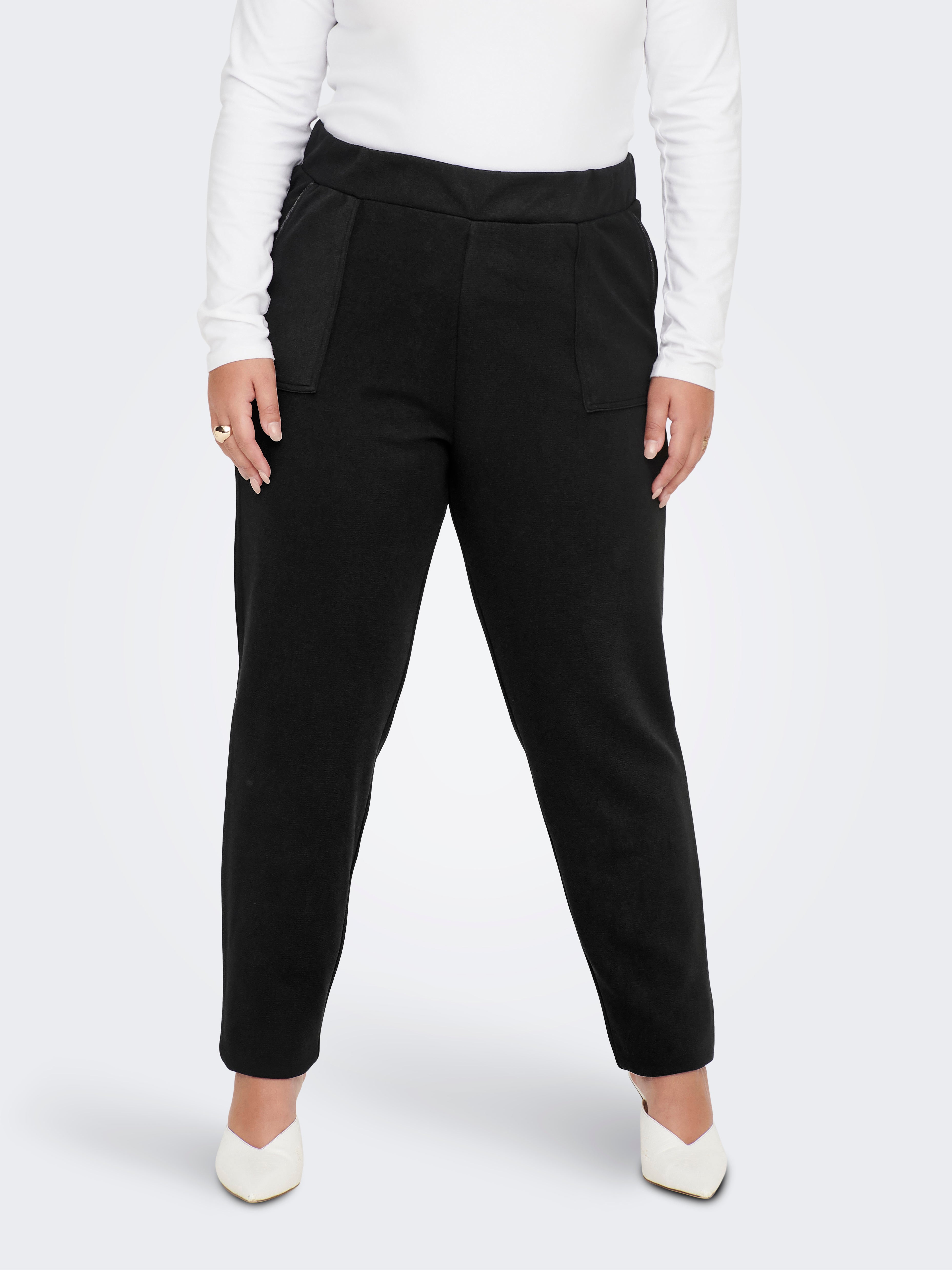 CARHENSLEY Normal geschnitten Klassische Hose Black