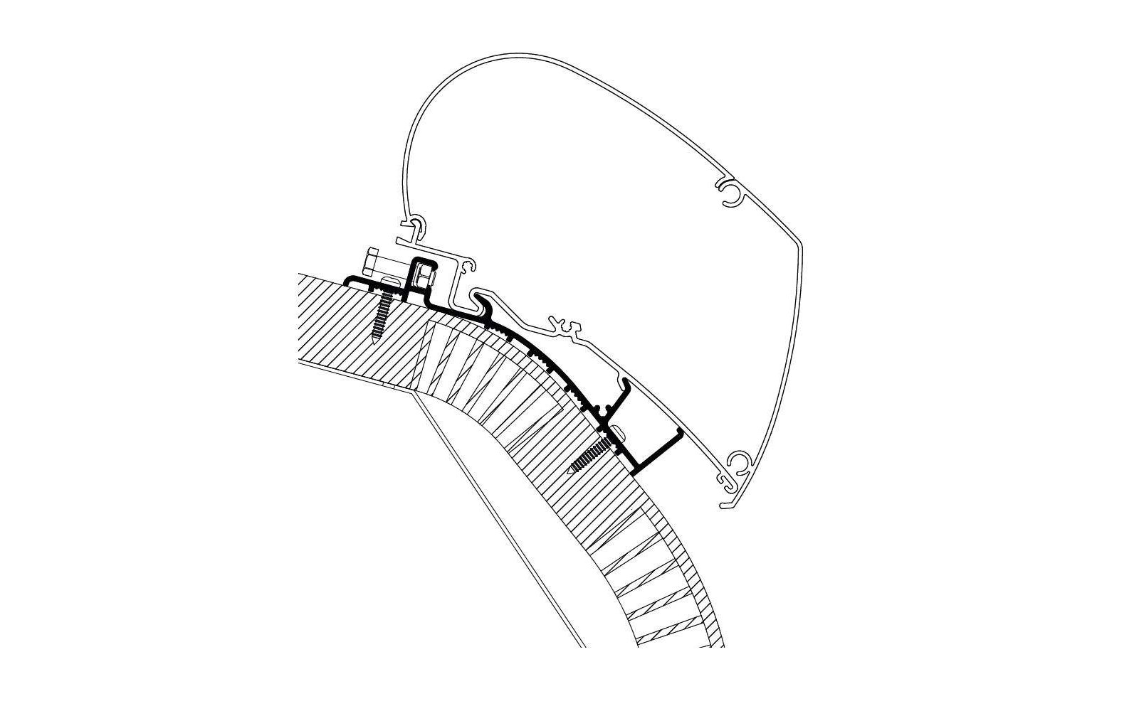 Thule Markisenadapter Carthago C-Line ab 2014 3,5m