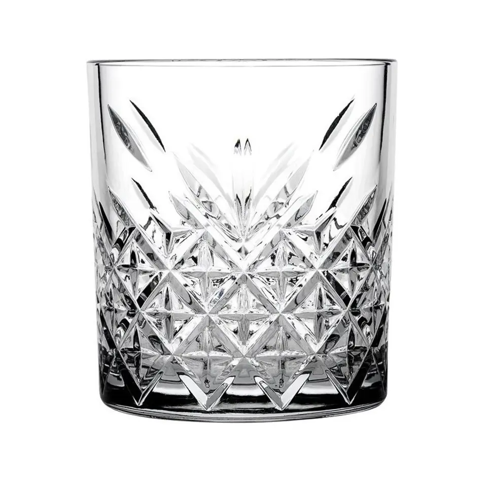 Pasabahce Whisky tumbler glazen - 4x - Timeless serie - 340 ml