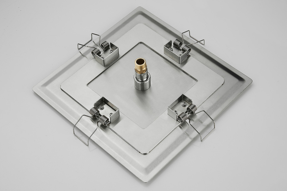 Saniclear Cube inbouw regendouche met inbouw douchekop 30x30cm RVS