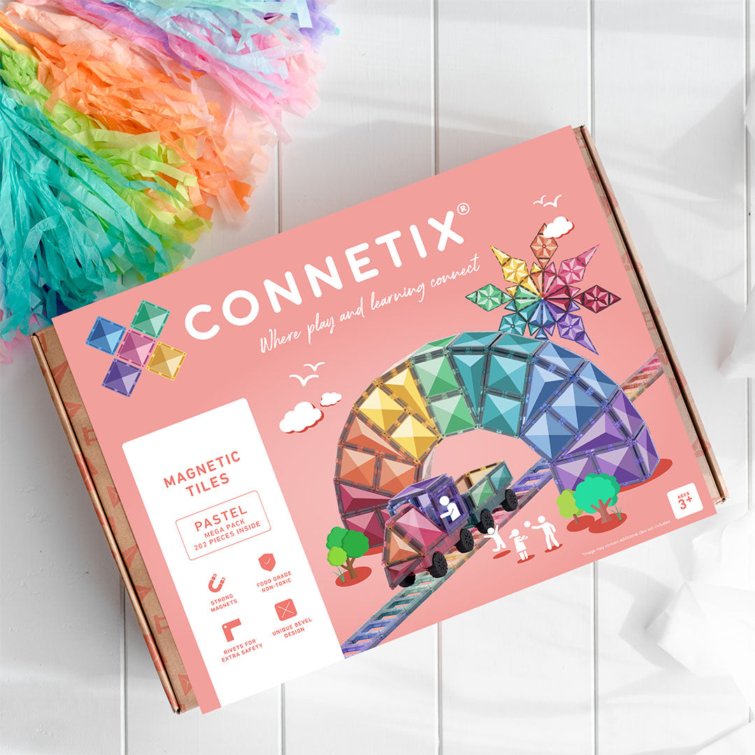 Connetix magnetische tegels mega pastel 202st