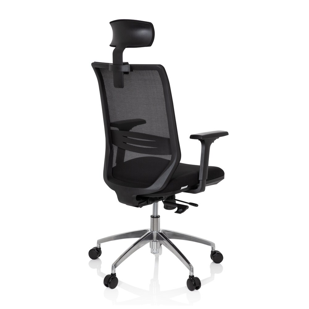 Profi Bürostuhl PROFONDO PRO Stoff/Netzstoff mit Armlehnen (höhenverstellbar) hjh OFFICE