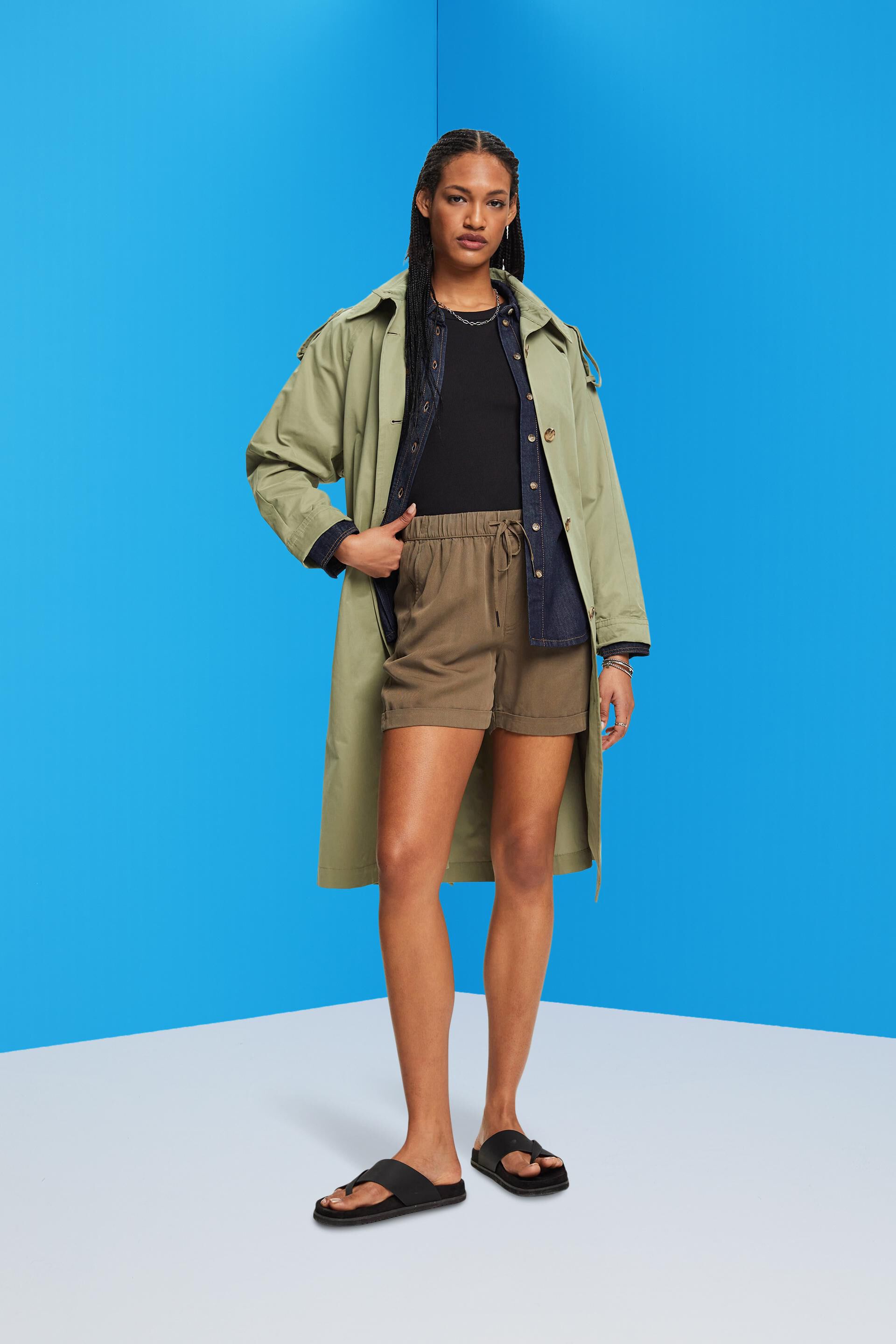 Short en TENCEL™ à nœud à la taille