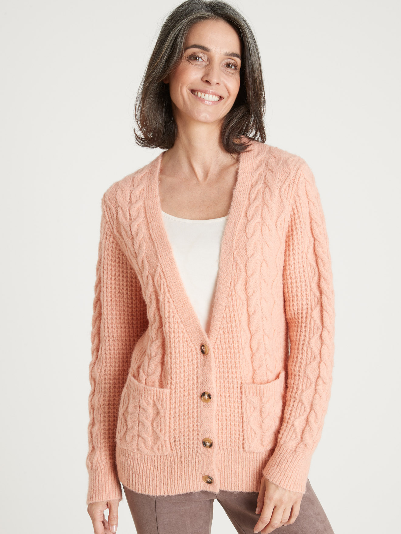 GIlet torsadé