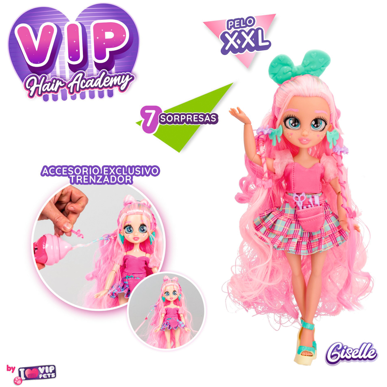 VIP Dolls Hair Academy Giselle Puppe