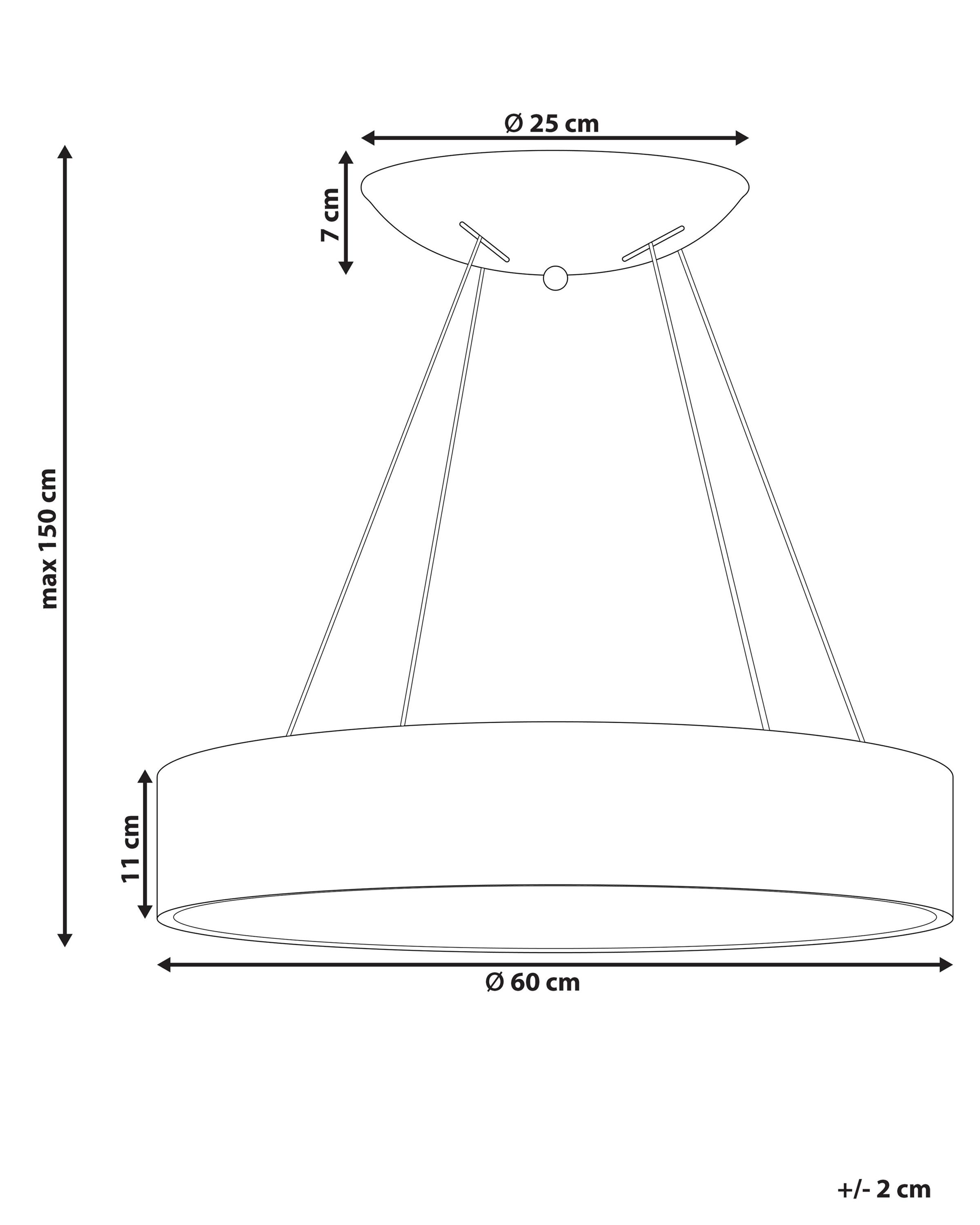 LED hanglamp LENYA Metaal Wit