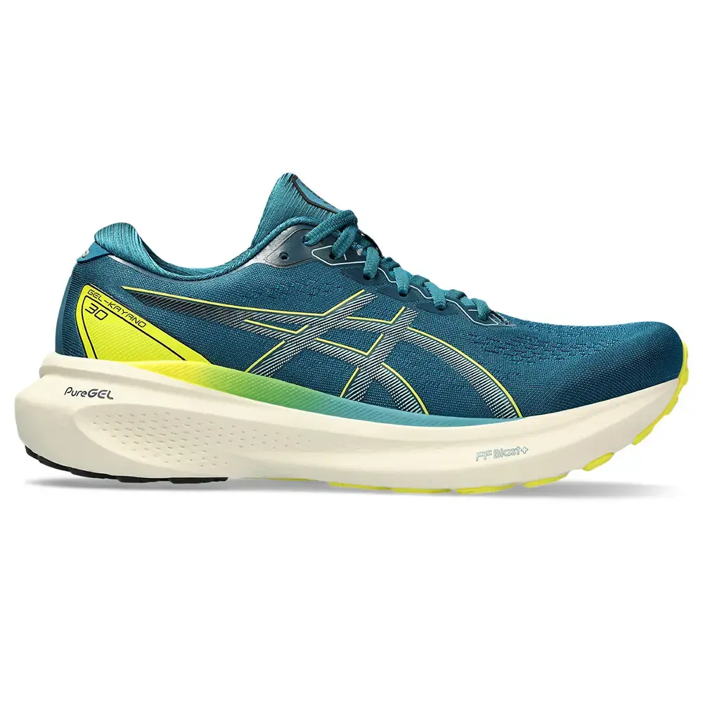 ASICS Gel-Kayano 30 Hardloopschoenen Blauw/Geel Heren