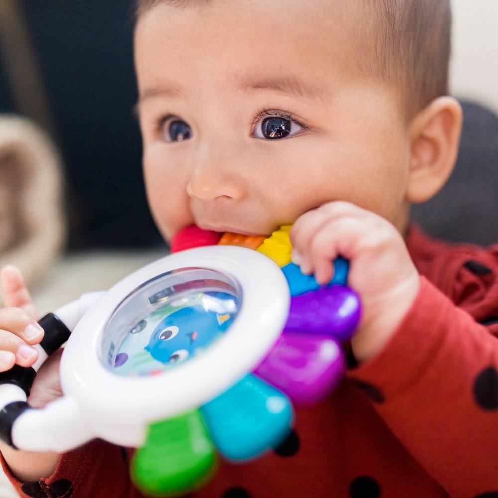 Baby Einstein Outstanding Opus Sensorische Babyrassel und Beißring