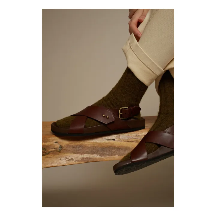 Soeur Sandales Olaf Cuir | Marron
