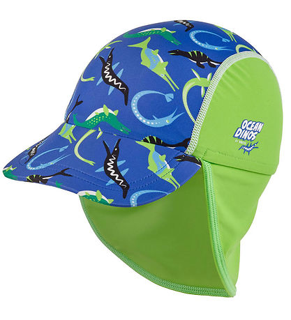 BECO Sonnenhut - Ocean Dinos - UV50+ - Blau/Grün