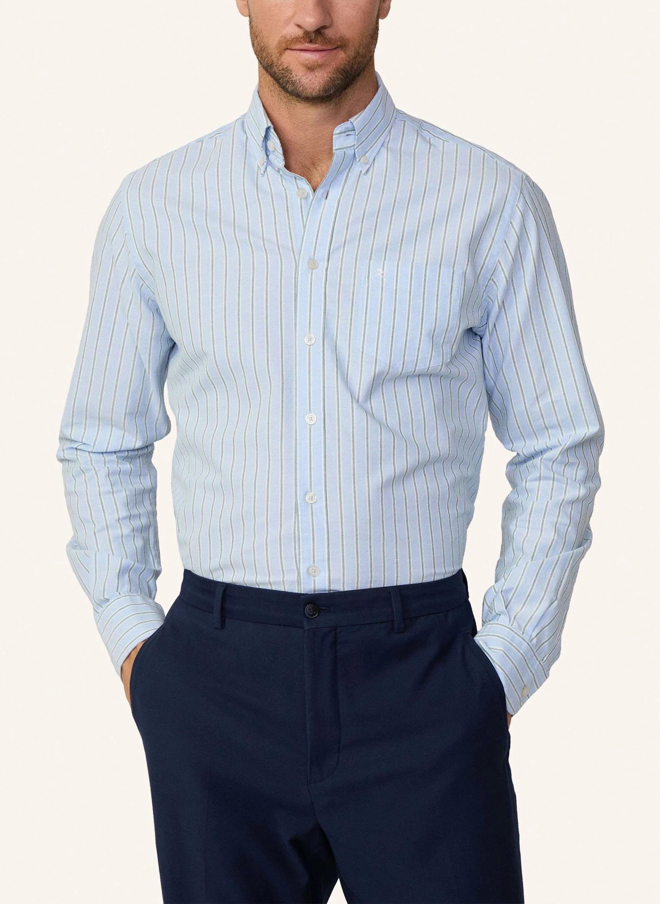 HACKETT LONDON Freizeithemd OXFORD WIDE STRIPE