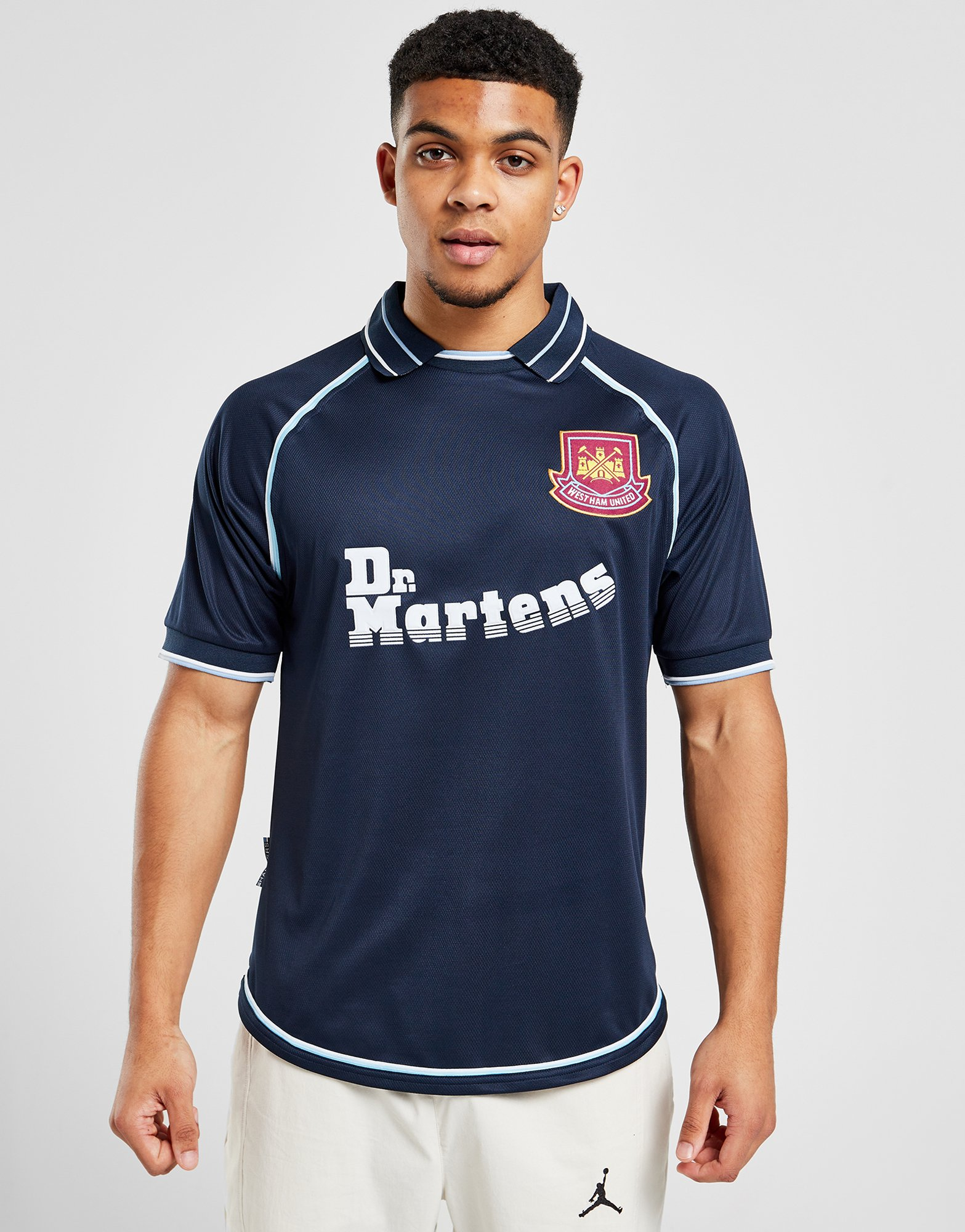Score Draw Maillot Rétro Extérieur West Ham United FC 2000 Homme