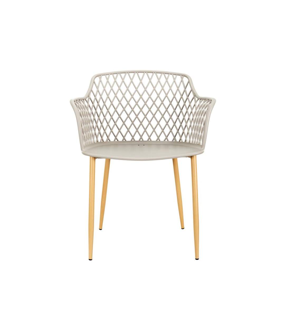 Paris Prix - Lot De 4 Fauteuils Design malaga 80cm Taupe