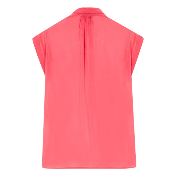 Forte Forte Blouse Voile de Coton et Soie | Rose