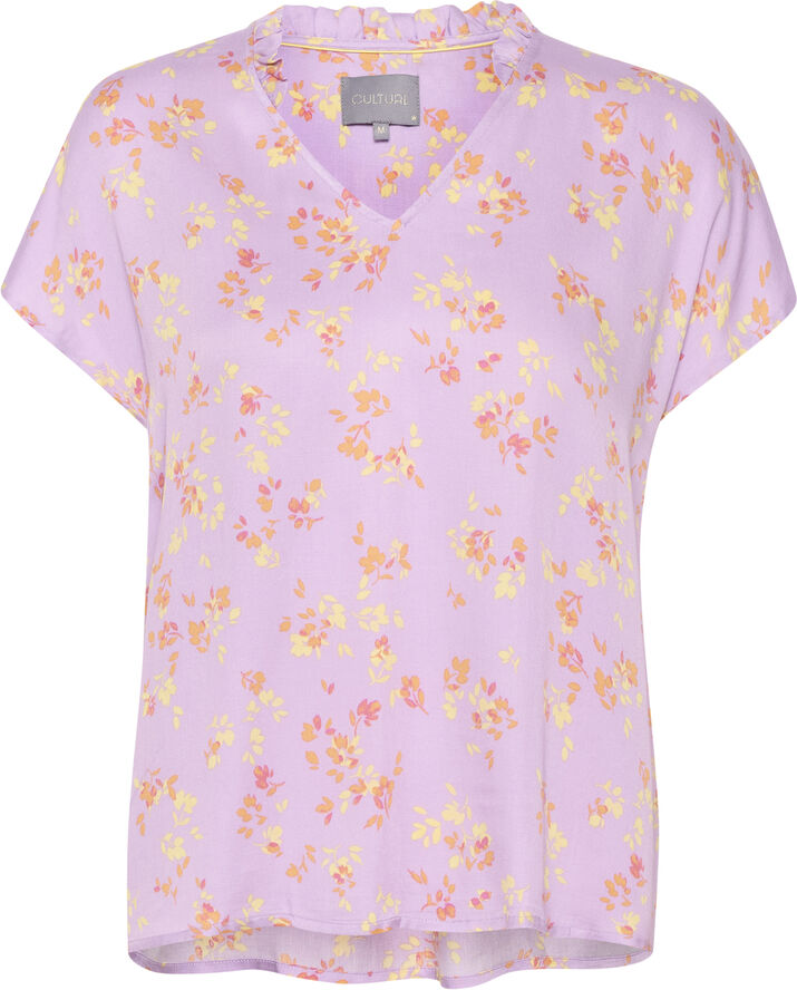Culture CUbillie Capsleeve Lavender flower