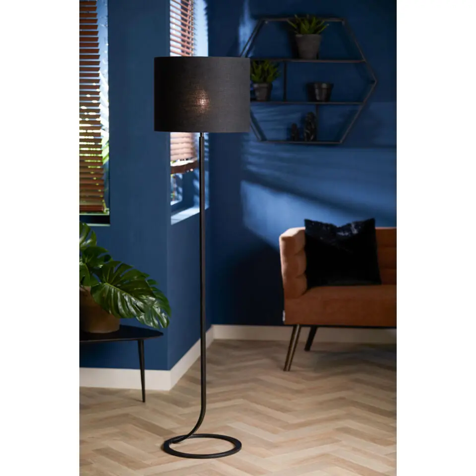 Lampenkap cilinder LIVIGNO - 40-40-30cm - zwart