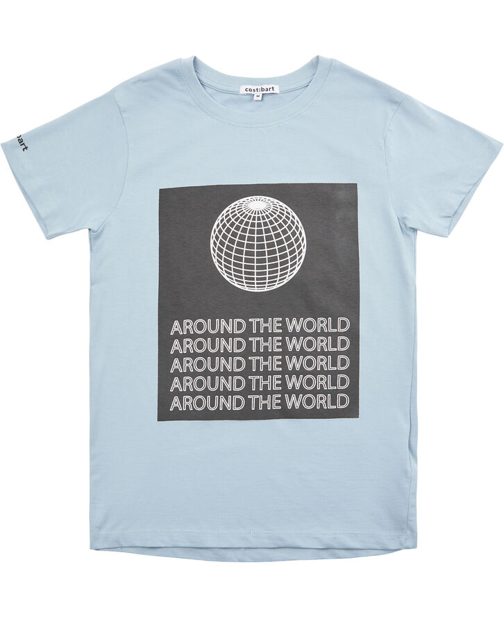 Costbart NINE SS TEE Dusty blue