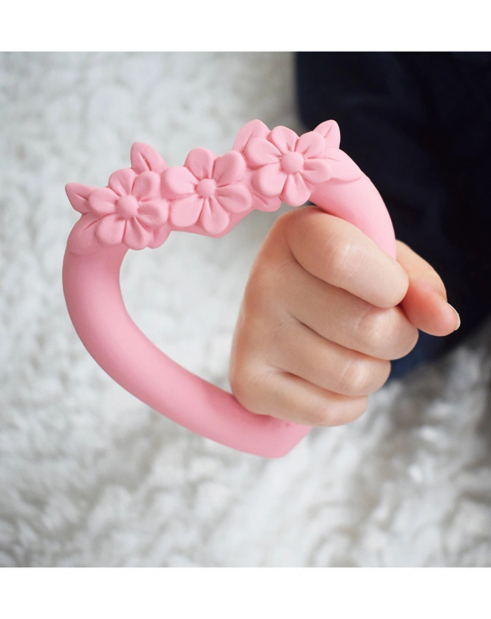 Beißring SWEET HEART in rosa
