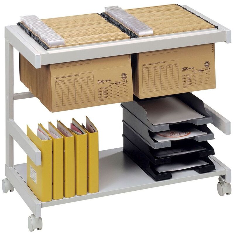 Hängemappenwagen Tarys, Tablar/Hängeregister, grau