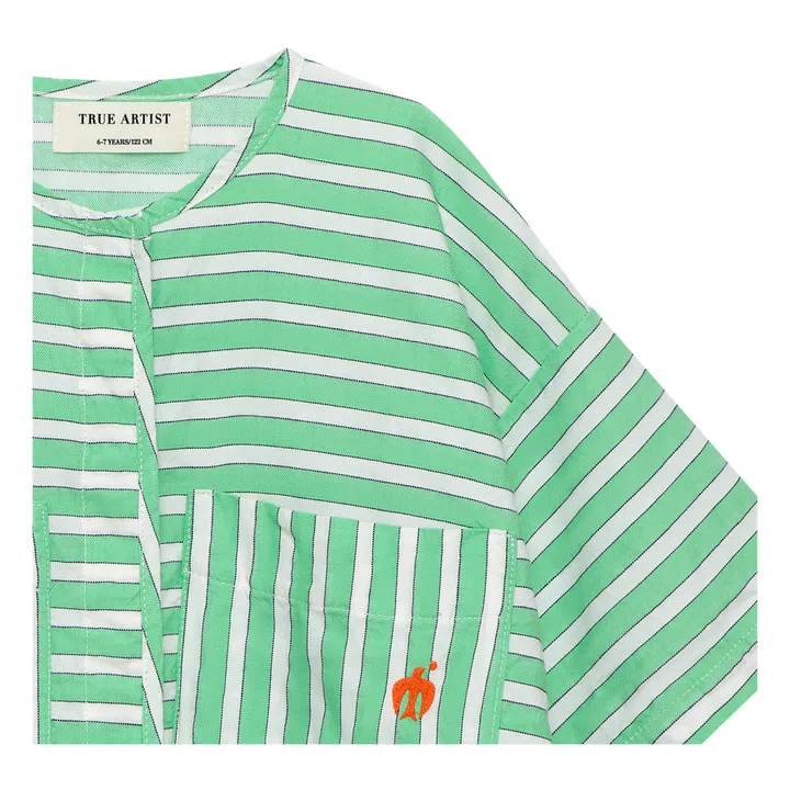 True Artist Chemise n°04 Rayée | Vert