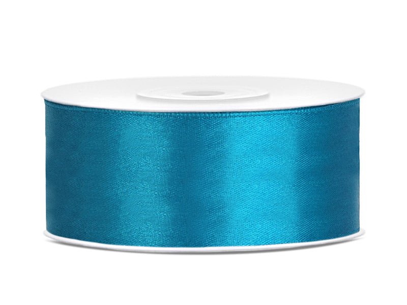 Satijn Lint Turquoise 25mm 25m